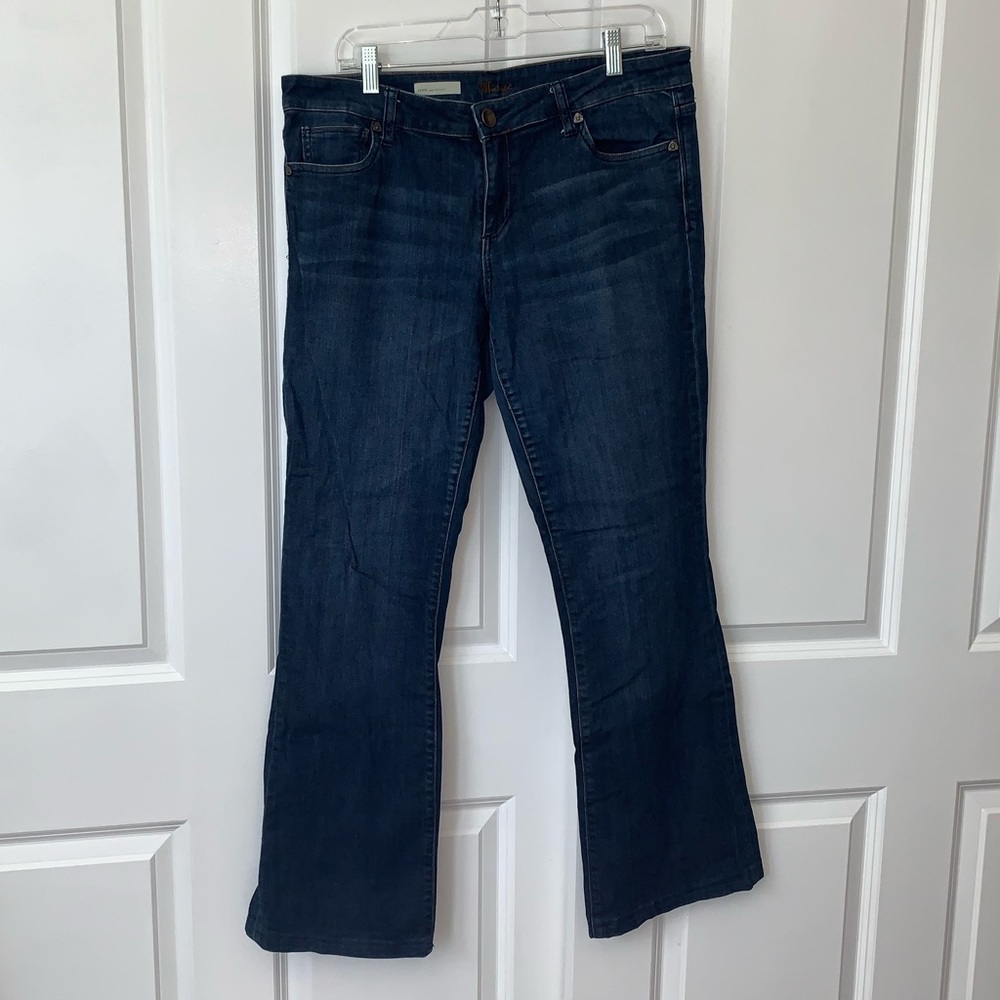 Dark wash KUT Karen Baby Boot Jeans